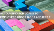 Employee loan accounting treatment under IAS 19 and IFRS 9